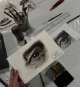 Charcoal Eye Drawing Workshop in Khobar