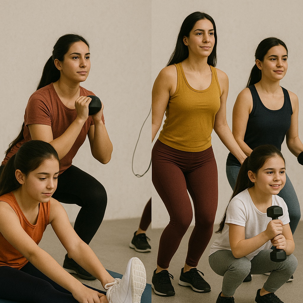Fitness Program for Ladies & Girls (Ages 5-45) – Rotana Sports Club in Medina, Bani Haritha District (1-Month)