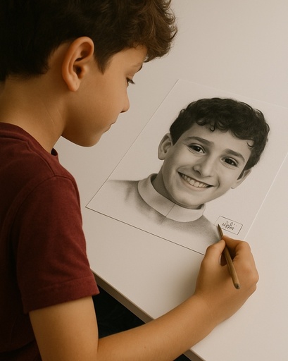 ورشة رسم البورتريه للصغار في الظهران (لمدة أربعة أيام)