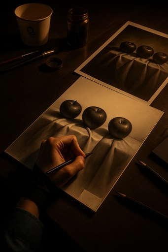 Still Life Drawing (Pencil & Charcoal) Workshop - Zawaya Alfan in Dhahran - Al Qusur District (3-Days)