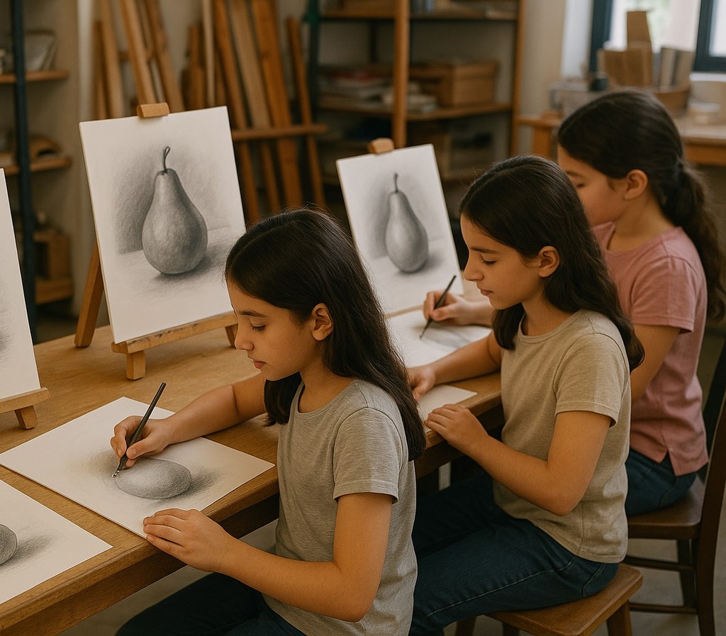 Still Life Drawing Workshop (Pencil & Charcoal) for Kids 