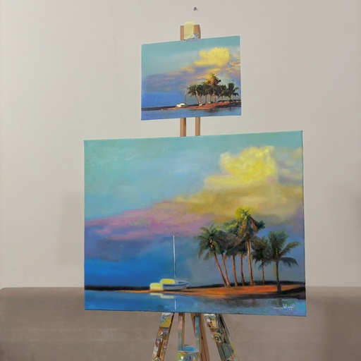 ورشة رسم بالألوان الزيتية بالخبر (٣ أيام)