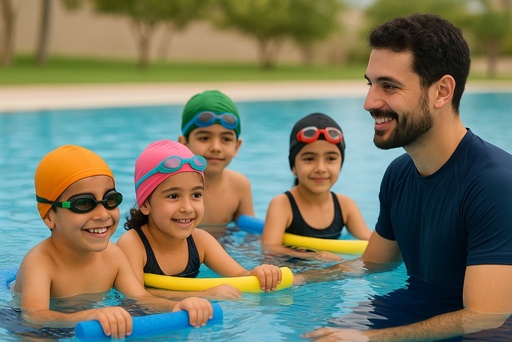 Swimming Training in Khobar (Somerset Downtown Hotel) – 16 Classes [Boys and Girls]