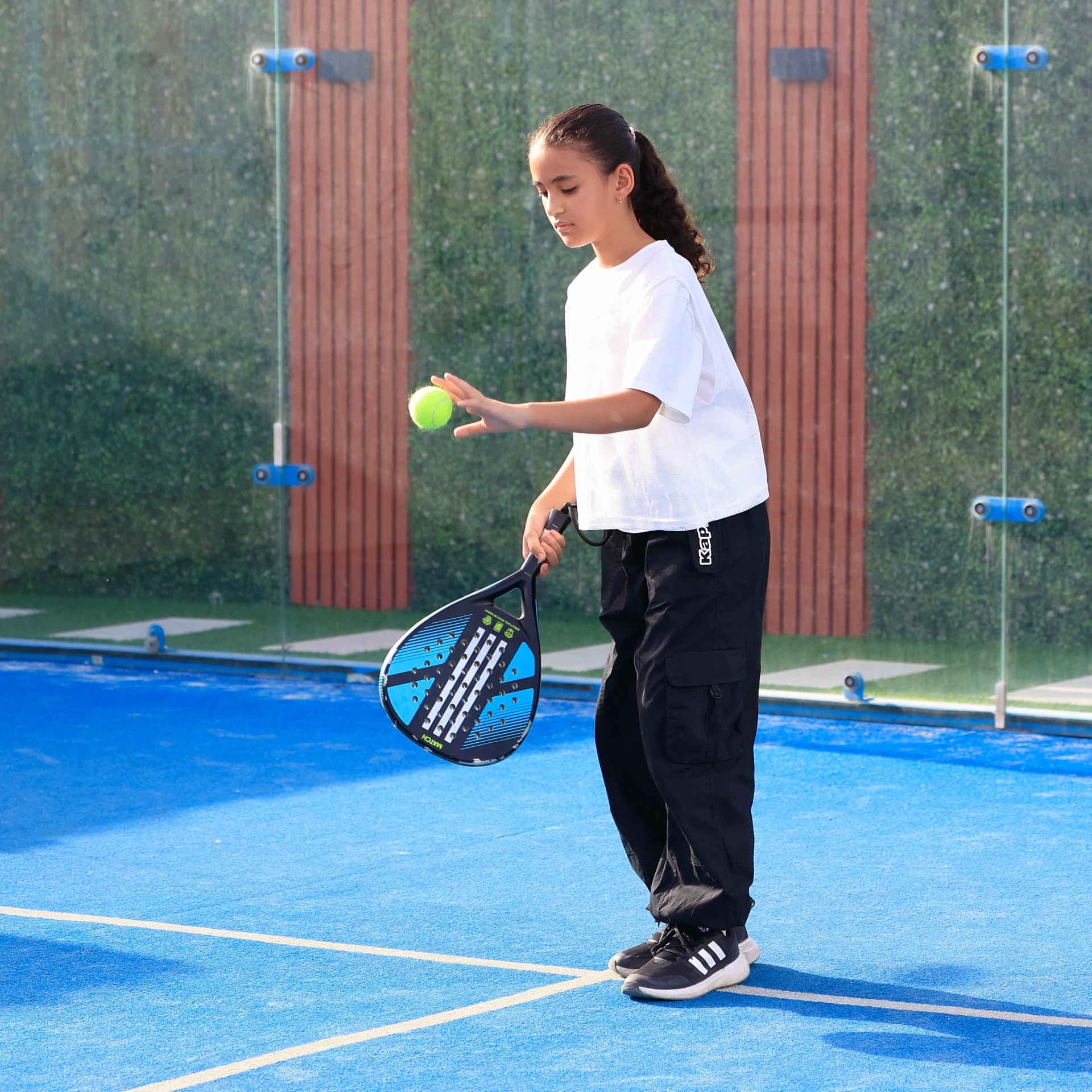Padel Program for Girls (14 and Up) – Medina Champions Sports Club in Medina, Al-Badrani District (1-Month)