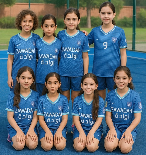 برنامج كرة القدم للبنات (٥–١٦ سنة) – نادي أبطال المدينة الرياضي في المدينة المنورة - حي البدراني (شهر)