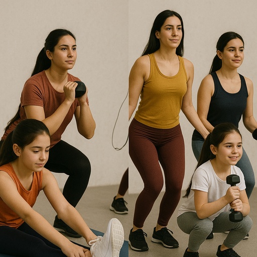 Fitness Program for Ladies & Girls (Ages 5-45) – Rotana Sports Club in Medina, Bani Haritha District (1-Month)