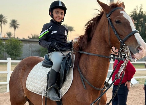Equestrian Program for Boys & Girls - Sun, Tue, Thu  (Ages 5-14) – Rotana Sports Club in Medina, Bani Haritha District (1-Month)